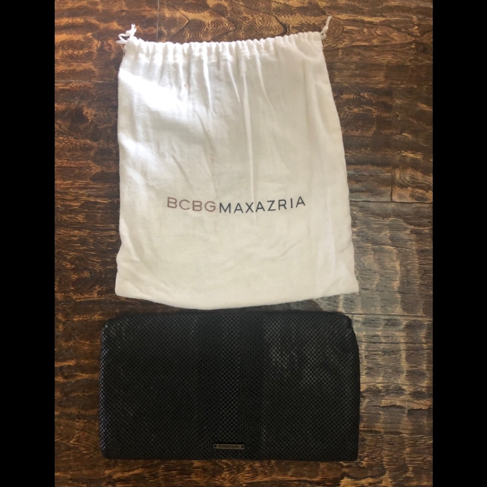 BCBGMaxAzria Black Mesh Clutch (EUC) - Picture 7 of 8